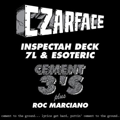 CZARFACE - Inspectah Deck - 7L - ESOTERIC - Cement 3s 