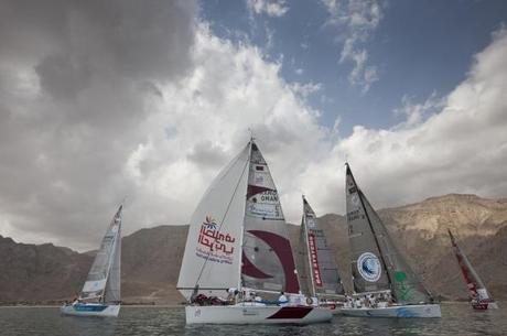 Sailing Arabia The Tour 2012. Ziggy Bay.Dibba. Oman..Credit: Lloyd Images