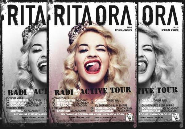 Rita Ora démarre sa tournée le 28 janvier 2013