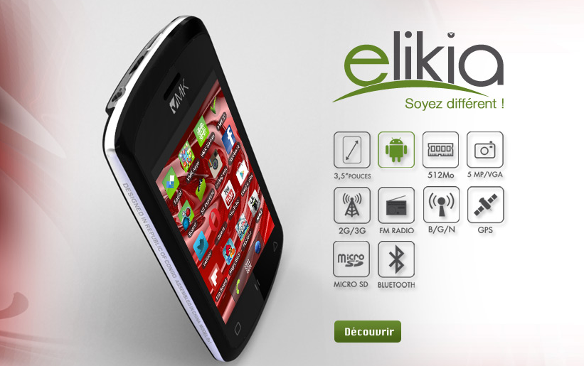 Le smartphone Elikia imaginé par Vérone Mankou au Congo Brazzaville