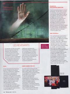 Noël, Mon Paris Mon Télérama... Ma série : LES REVENANTS sur Canal + et l'album de Tardi + encore de cadeaux petits grands j'ai fait ma liste.....