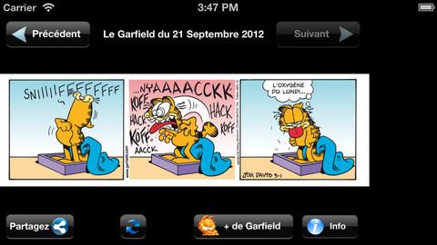 Garfield BD débarque sur l’App store