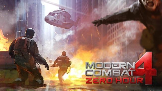 Modern Combat 4 Zero Hour est disponible sur iPhone...