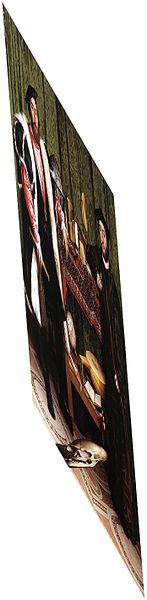 Fichier:Holbein Ambassadors anamorphosis.jpg