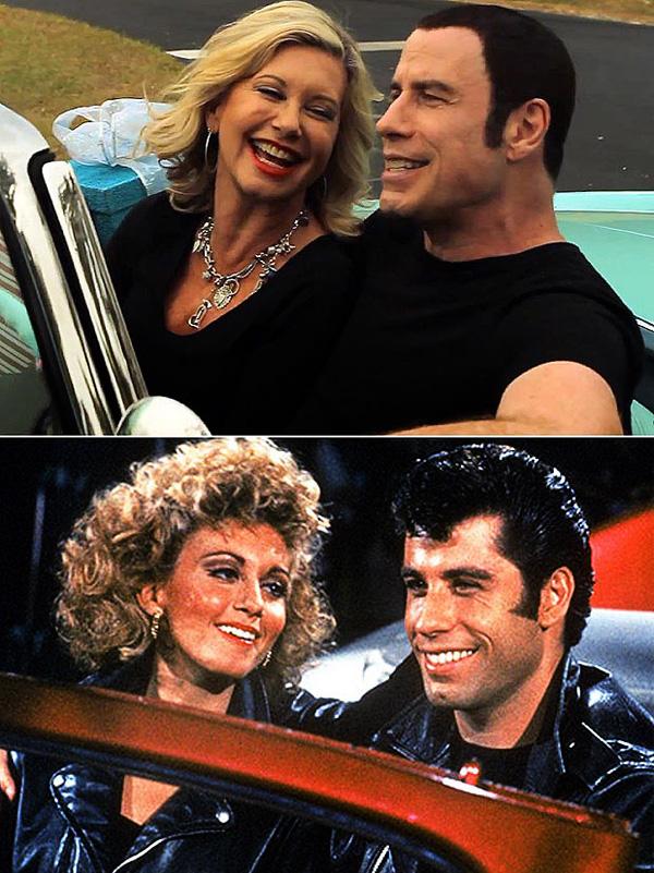 35 ans après, John Travolta et Olivia Newton-John rejouent Grease