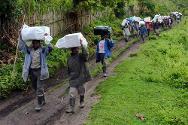 Sud Kivu : assistance à des centaines de milliers de personnes déplacées