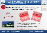 Samedi 8 décembre 2012 : Un JOB pour le prix d'un café !