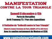 Rappel demain manifestation contre tour Triangle Appel Serge Federbusch soutenir l'action Collectif