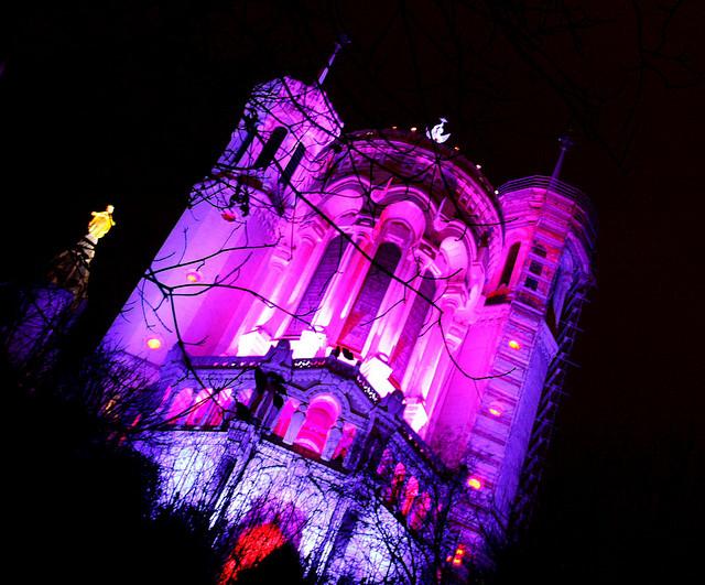 fête des lumières 2012 à lyon, Fourvière