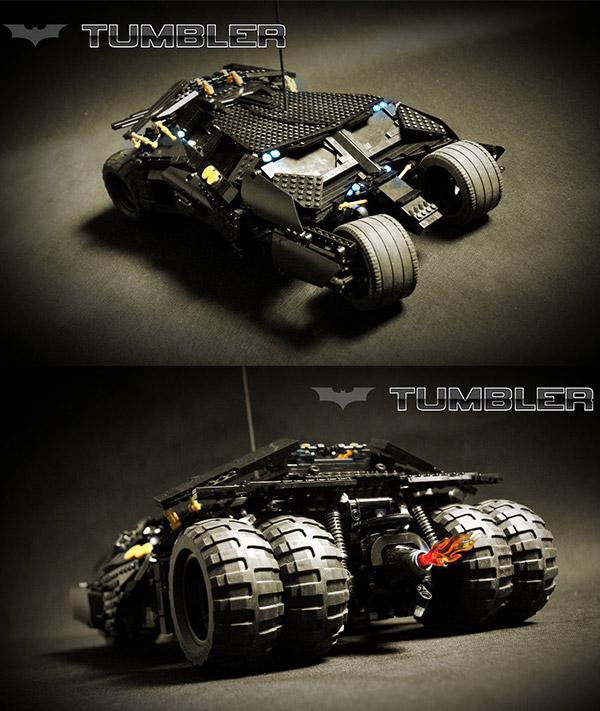 La Batmobile Tumbler en LEGO