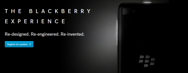 RIM lance un mini-site pour Blackberry 10