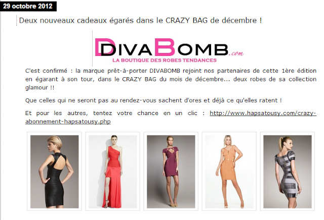 Le Crazy Bag d'Hapsatou Sy is coming.... Le 11/12/2012