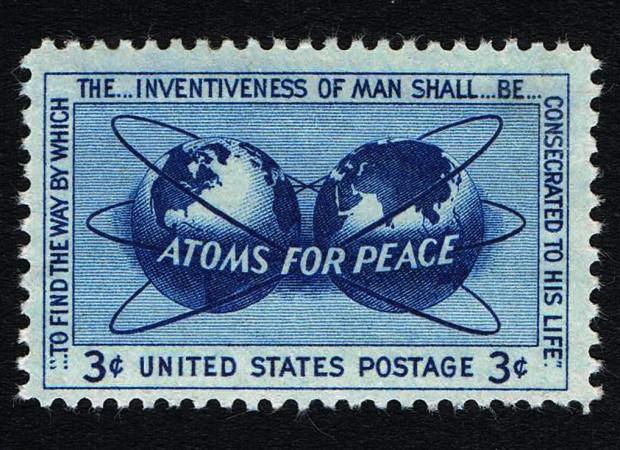 1955 Atoms for Peace 3¢ Stamp