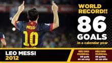 86 : un record de plus pour l’incroyable Lionel Messi