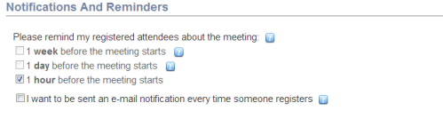 Anymeeting notifications
