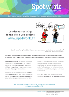 Spotwork, un nouveau réseau social basé sur les talents et les compétences!