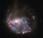 galaxie avec anneau collision photographiée Hubble