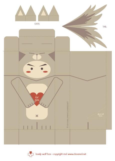 Blog-Paper_Toy_papercraft_LovelyWolfBox_template_preview LovelyWolfBox : boîte cadeau en papertoy !