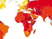 Carte perception corruption, Ghana 64ème