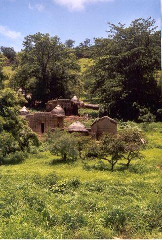 Tanberma - vue du village