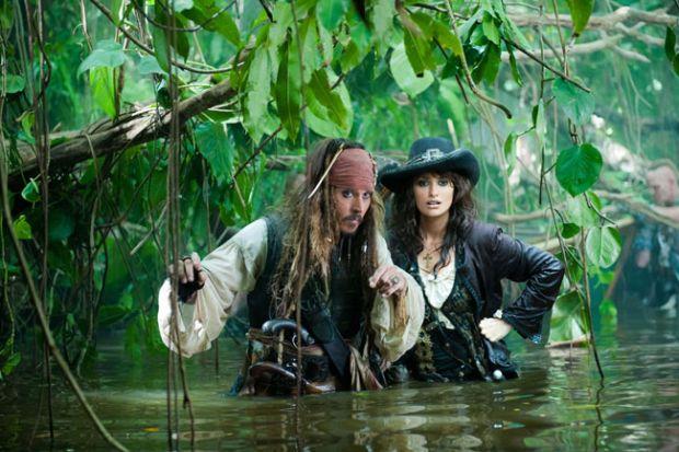 Johnny Depp et Penélope Cruz - Pirates des Caraïbes : La Fontaine de Jouvence