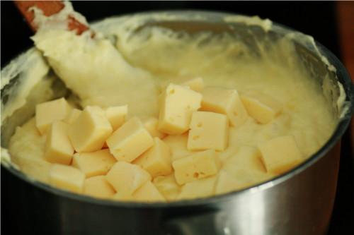 fromage sur purée