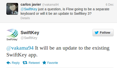 Swiftkey - Mise à jour de la version 3 vers Flow