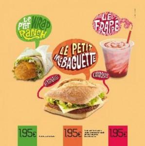 Le petit McBaguette, le nouveau sandwich de McDonald’s