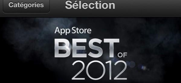 Le Best of 2012 de l’App Store par Apple