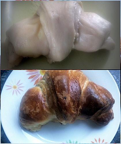 Croissant Brioché un croissant brioché