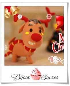 renne de noel fimo
