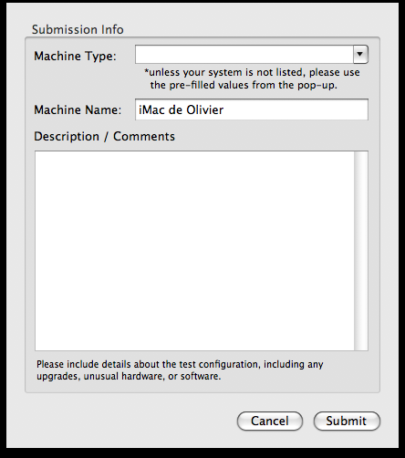 screen capture 4 Xbench : Mesurer et comparer les performances de votre Mac.