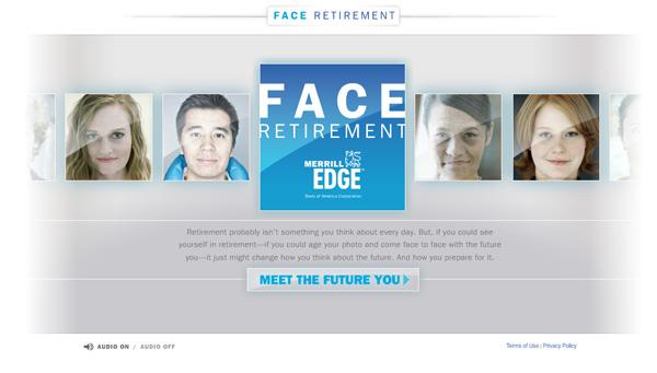 Face Retirement. Vieillir votre visage en morphing pour un plan d’épargne
