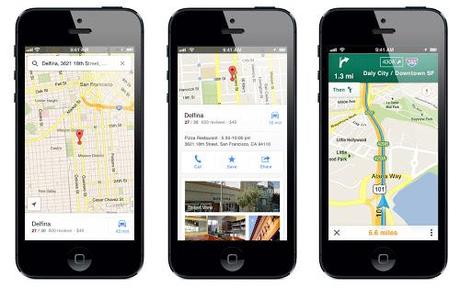 iphone google map Google Maps pour iOS devient n°1 de l’AppStore en quelques heures
