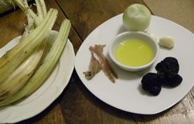 Recette de Noël en Provence : tian de cardons aux truffes