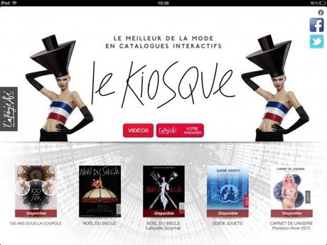 app ipad galeries 620x465 Wishlist de Noël spécial Galeries Lafayette