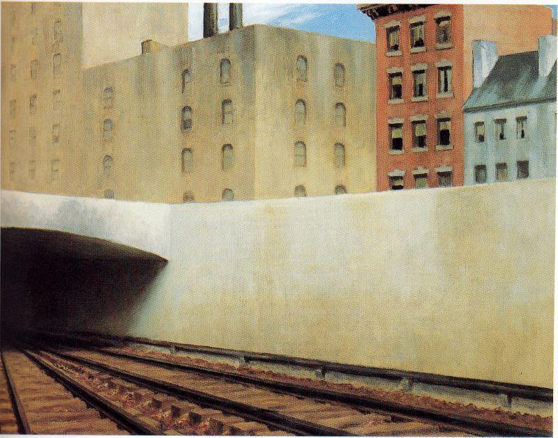 Hopper 1946 approaching a city