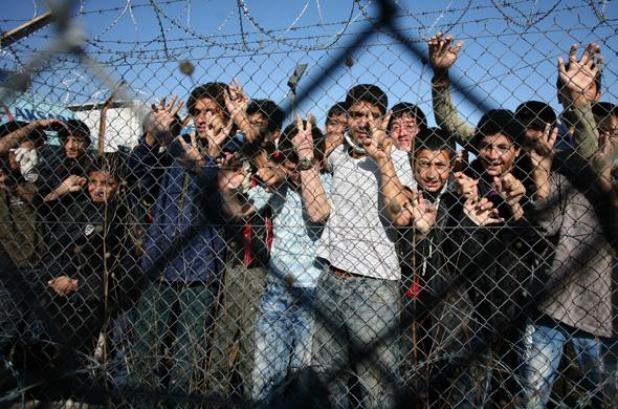 grece barbeles Le Guantanamo grec