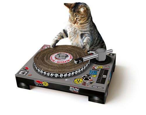 Le griffoir pour chat DJ : 30,55 euros
