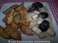 Tofu aux pruneaux