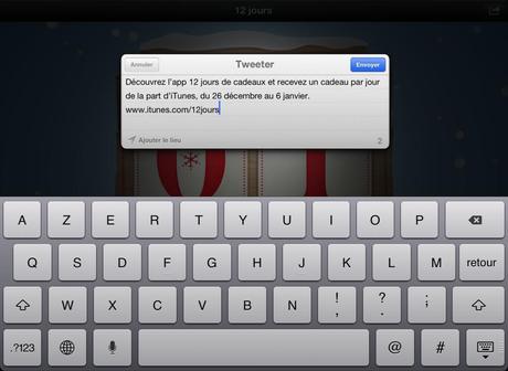 L’app 12 jours de Cadeaux iTunes est de nouveau disponible!