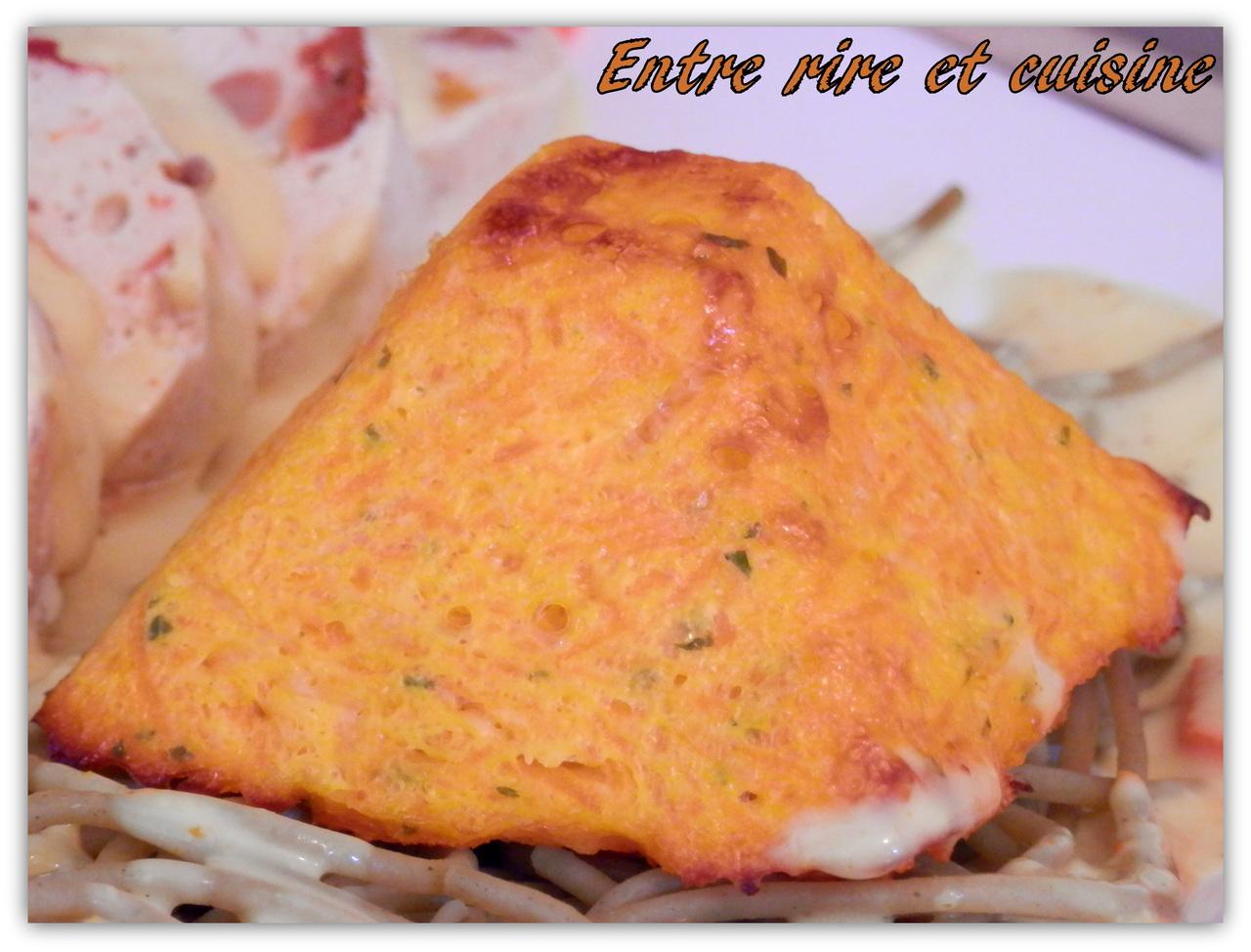 Petits moelleux à la carotte - coeur fromager