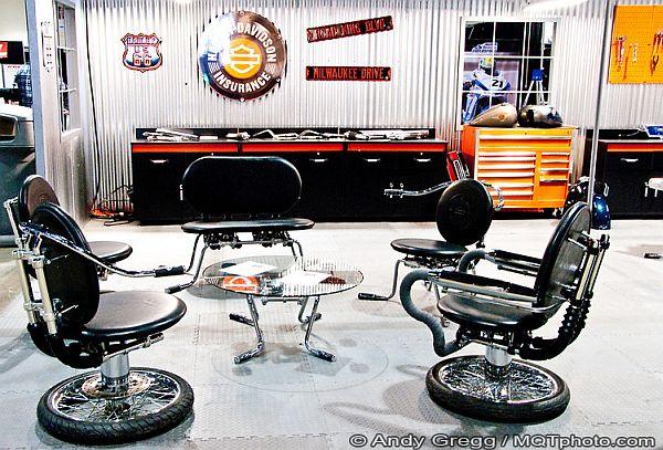 Les meubles en Harley-Davidson recyclées d'Andy Gregg - 5
