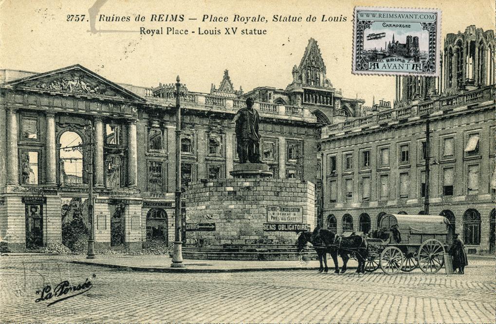 Place Royale, après la grande guerre - septembre 2012.