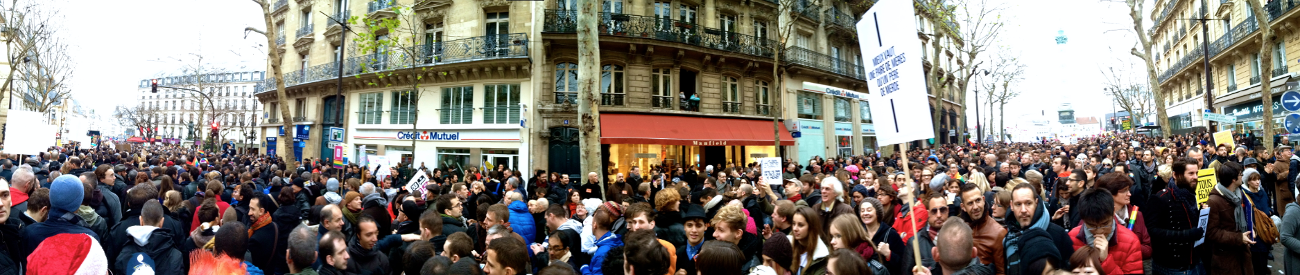 Manifestation pour l'Égalité 16 décembre 2012