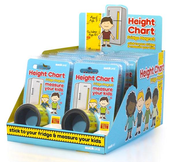 Magnet toise height chart