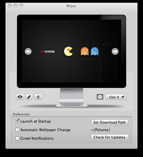 Wlppr : Changez de fond d'écran facilement. screen capture 4 Wlppr : Changez de fond d'écran facilement.