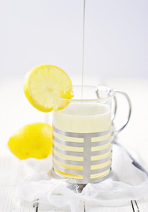 Thé au citron et au miel