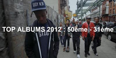 Top Albums 2012 : 50ème - 31ème