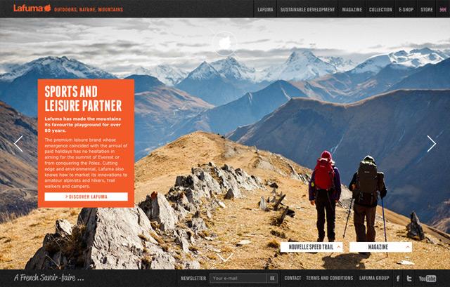 Websites of the week #16 Lafuma